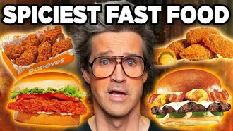 Episode 87 Ranking The SPICIEST Fast Food (Taste Test)