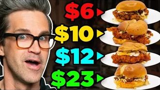 Episode 36 Frozen vs. Fast vs. Fancy Food Taste Test (Sandwich)