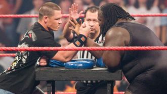 Episode 5 John Cena vs Mark Henry in an arm wrestling contest