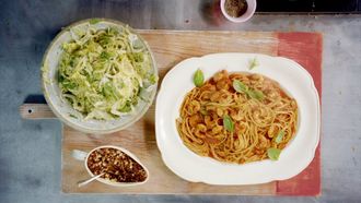 Episode 6 Lamb Lollipops and Prawn Linguini