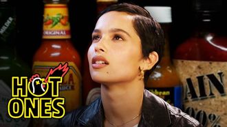 Episode 2 Zoë Kravitz Gets Trippy While Eating Spicy Wings