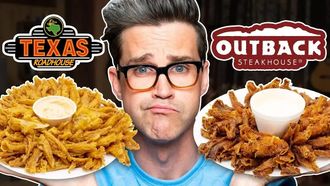 Episode 99 Texas Roadhouse vs. Outback Steakhouse Taste Test | FOOD FEUDS