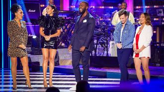 Episode 1 Alesha Dixon, Michelle Visage, Kevin McHale and Jenna Ushkowitz