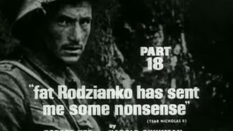 Episode 18 Fat Rodzianko Has Sent Me Some Nonsense