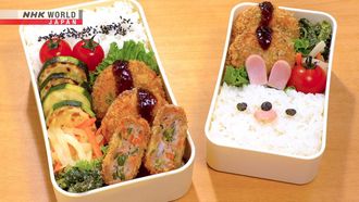Episode 8 Kakiage Sandwich Bento & Veggie Menchi-Katsu Bento