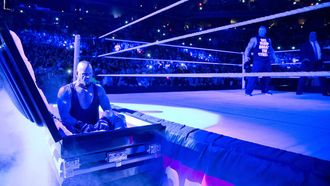 Episode 12 The Undertaker taunts Lesnar