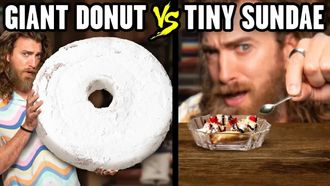 Episode 95 Giant vs. Tiny Food Taste Test