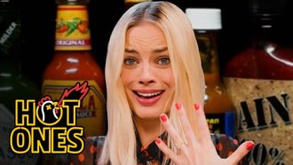 Episode 1 Margot Robbie Pushes Her Limits While Eating Spicy Wings