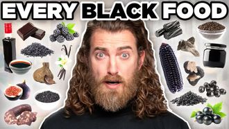 Episode 78 We Tried EVERY Black Food