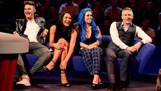 Episode 2 Gary Lineker, Holly Hagan, Marnie Simpson, and Scott Timlin