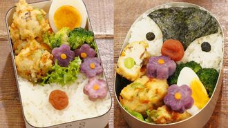 Episode 9 Drop-fried Tofu Bento & Sweet and Sour Pork Bento