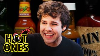 Episode 6 David Dobrik Experiences Real Pain While Eating Spicy Wings
