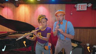 Episode 28 Meekah & Blippi Play Musical Instruments