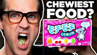 Episode 57 Chewiest Food In The World Taste Test