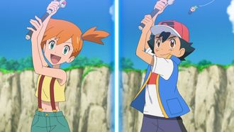 Episode 48 Satoshi VS Kasumi! Seaside Battle One-on-One!!
