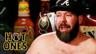 Episode 24 Bert Kreischer Sweats Profusely Eating Spicy Wings