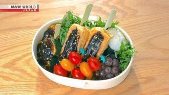Episode 8 Tofu Dengaku (Miso-glazed Crispy Tofu) Bento & Teriyaki Tortilla Bento