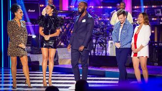 Episode 1 Alesha Dixon, Michelle Visage, Kevin McHale and Jenna Ushkowitz