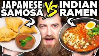 Episode 25 Japanese Indian vs. Indian Japanese Food Taste Test