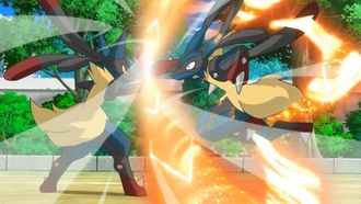 Episode 31 Lucario VS Bursyamo! The Cave of Trials!!