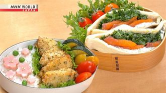 Episode 17 Salmon Pita Bento & Good Luck Chicken Katsu Bento