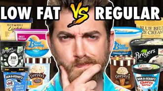 Episode 80 Low Fat vs. Regular Ice Cream Taste Test