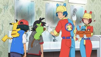 Episode 13 Leave Everything To Us! The Plusle and Minun Handymen!!