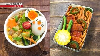 Episode 9 Spaghetti Napolitan Bento & Curry Pilaf Bento