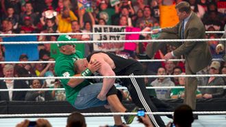 Episode 15 Brock Lesnar brawled with John Cena