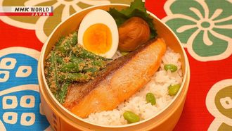 Episode 9 Salt-cured Salmon (Shiozake) Bento