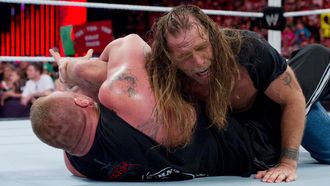 Episode 33 Brock Lesnar unleashes a world of pain on Shawn Michaels
