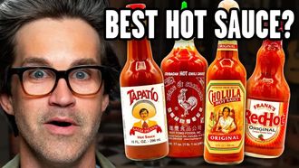 Episode 108 What's The Best Hot Sauce? (Taste Test)