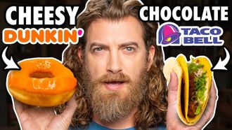 Episode 158 Cheesy Chocolate Food vs. Chocolate Cheesy Food Taste Test