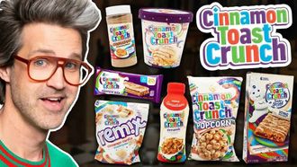 Episode 84 We Tried EVERY Cinnamon Toast Crunch Snack (Throwback)