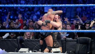 Episode 6 Bryan's disqualification victory incites a brawl between The Viper and Big Show