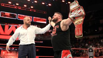 Episode 35 Ambrose rips Jericho's jacket to shreds