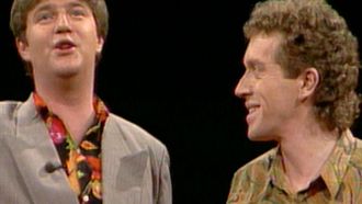 Episode 3 Mike McShane, Sandi Toksvig, Paul Merton, Jim Sweeney