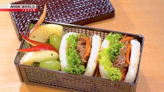Episode 14 Salmon Rice Bento & Rice Burger Bento