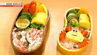 Episode 17 California Roll Bento & Crab Rice Bento