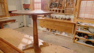 Episode 3 Sunburst Veneer Side Table