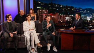 Episode 65 Tom Holland, Jake Gyllenhaal, Zendaya, Cobie Smulders, and Jacob Batalon; Musical Guest Vampire Weekend