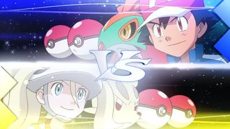 Episode 44 Shara Gym Match! Pikachu VS Mega Lucario!!