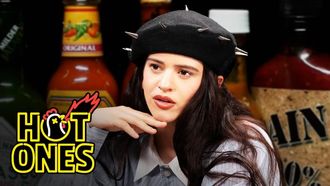 Episode 4 Rosalía Can't Stop Laughing While Eating Spicy Wings