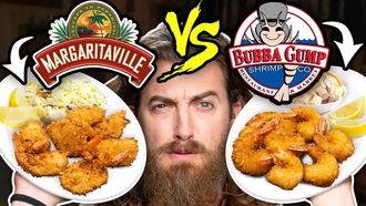 Episode 37 Margaritaville vs. Bubba Gump Taste Test FOOD FEUDS