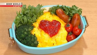 Episode 19 Quick Omurice Bento & 10-minute Hamburg Bento