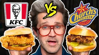 Episode 7 KFC vs. Church's Chicken Taste Test | FOOD FEUDS