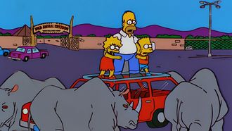 Episode 15 Marge Simpson in: 'Screaming Yellow Honkers'