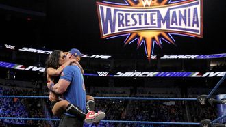 Episode 11 AJ Styles hurls Shane McMahon through a car window