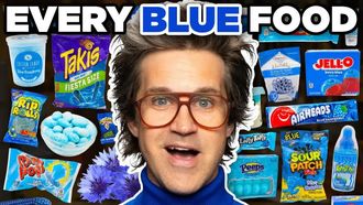 Episode 77 We Tried EVERY Blue Food