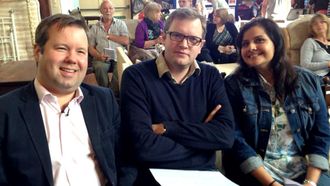 Episode 13 Miles Jupp and Nina Wadia